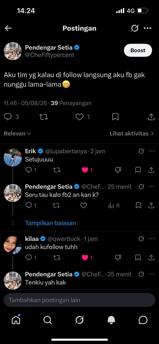 CheFiftypercent's tweet photo. @lupabertanya Pdhl masih ada loh.. ah akun X ini meresahkan https://t.co/PpwIj2PbVD