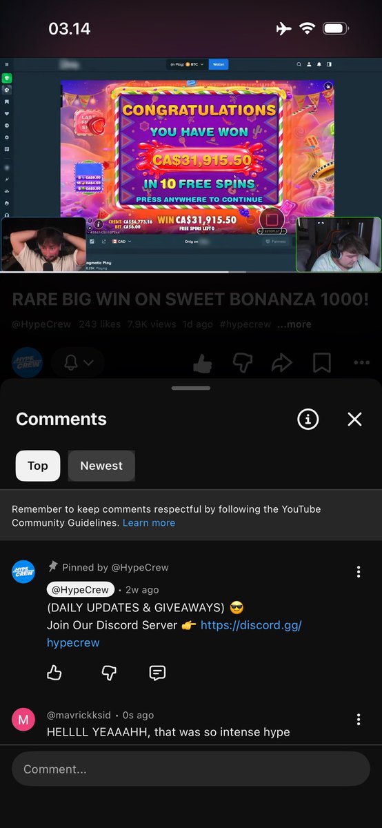 yrbianca's tweet photo. @HypeBonuses @HypeCrewYT https://t.co/JLl0P4D5DM