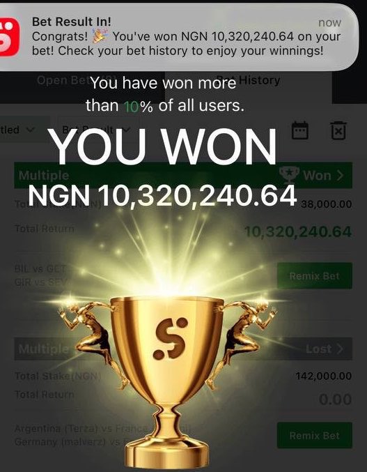 BOSSTIPZ22's tweet photo. 10.3M✅💥💯
Drop aza if  N10K is not too small
Crediting from first 170 likes and retweet https://t.co/zaFTfkEdD7