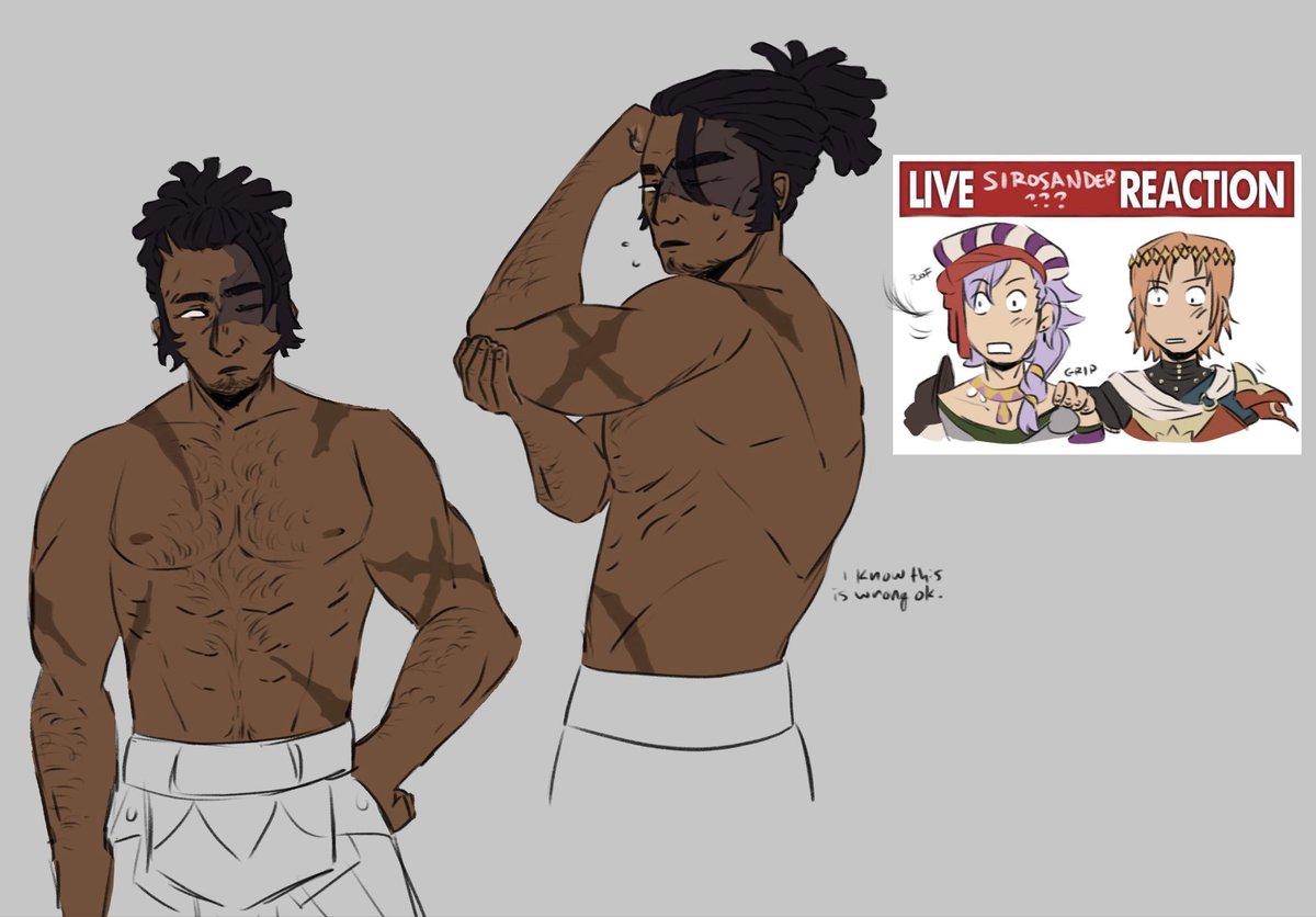 exaltedinigo's tweet photo. tl is asleep post more shirtless buccar NOW.

#fireemblem https://t.co/J5c9viQNii