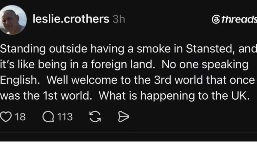 Socket1Sophie's tweet photo. 🚨 BREAKING: Thick Reform Voter Expresses Shock At Presence Of Foreign People At International Airport https://t.co/UJZMjPaxEm