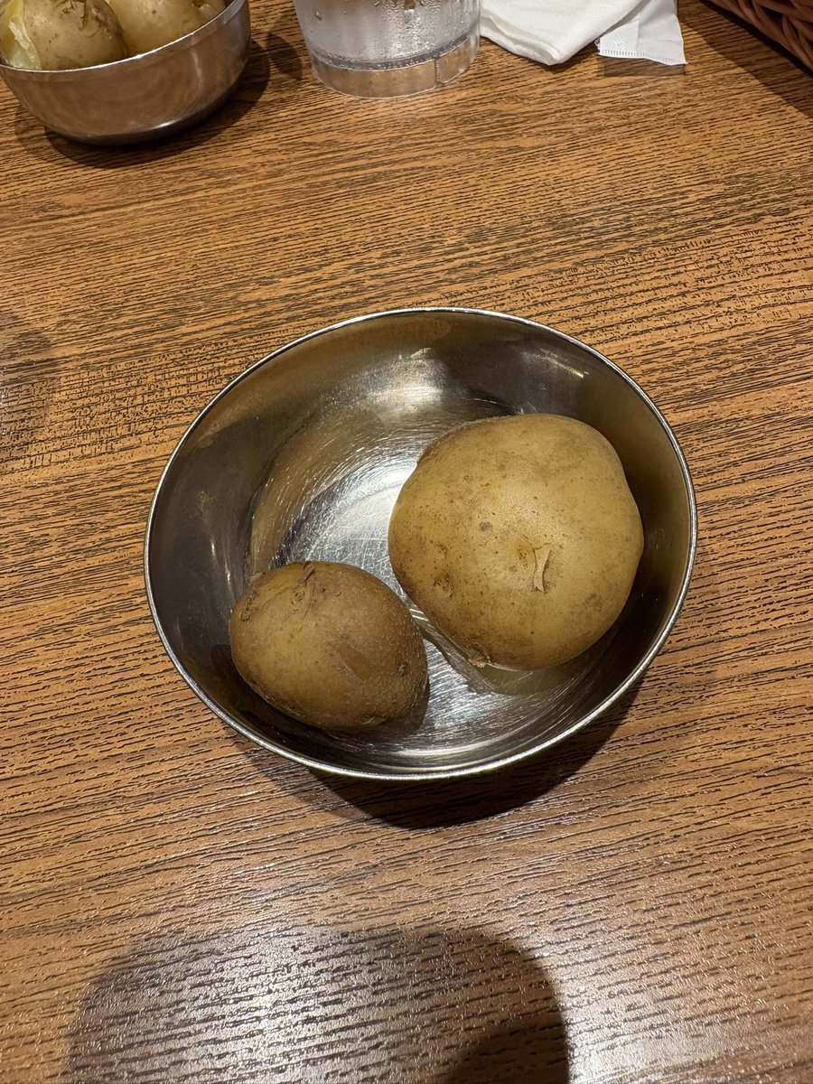 Chaunnhei's tweet photo. このイモはおかわりできます。 https://t.co/1Hh1ZNaNj2