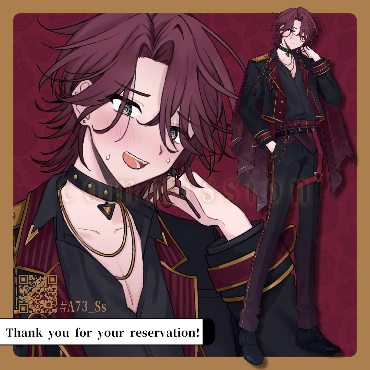 A73_Ss's tweet photo. ラフカラのご予約ありがとうございました💐
（追加で表情差分制作のご依頼も頂きました🎀）

 https://t.co/xnxEe4xrNI 
#つなぐ #commission https://t.co/oyHKuU1wmf