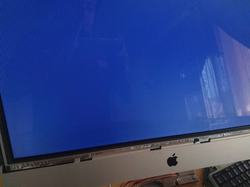 brushiemonster's tweet photo. @GrapeDoggo been there. Used to buy the older 27" models for nothing and reflow the GPUs in them to get them working again. good times. much easier than in those models since these had magnets on the glass instead of glue. https://t.co/0c9q19LBOZ