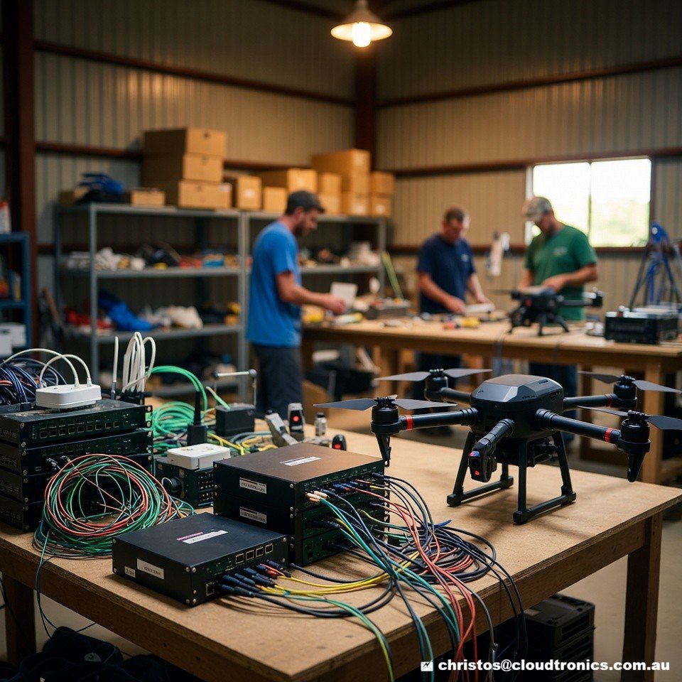 CH_Cloudtronics's tweet photo. The best feedback I hear isn’t “this is fancy.”
It’s “I haven’t had to touch it in months.”
Make the switch to Aussie tech that actually performs: https://t.co/kx4Wr1opp4 #FiberOptics #Engineering #Skytronics #DroneSolutions #CX #Automation #IoTInnovation #AI #FutureOfTech #SmartSystems #UX #ProudlyAustralian #DigitalTransformation #DroneMate #LocalSupport #Cloudtronics 🇦🇺