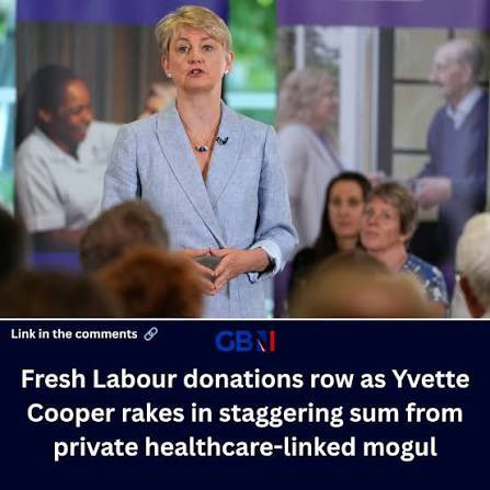 mjdaly57's tweet photo. Yvette Cooper - Labour MP for Pontefract, Castleford and Knottingley (West Yorkshire) since 1997. Yvette is currently the Secretary of State for Health and Social Care.
This updated post will focus on the donations that Yvette has received. When you think of all the TV and radio interviews she does, not once does Yvette get asked about this; asked about her donors, the possible influence they have on the decisions she’s currently making and the clear conflict of interest impacting her role as Secretary of State for Health.
The @ElectoralCommUK website shows that Yvette has received £903,933.31 from various donors but it doesn’t tell the full story.
Two donors in particular have been very generous to Yvette: Gary Lubner and the multimillionaire and private healthcare tycoon Peter Hearn - individually and through his companies MPM Connect Ltd. and OPD Group Ltd.
Peter Hearn is closely linked to Dido Harding having ‘headhunted’ her for the role of Head of Test and Trace during the COVID pandemic. Hearn is also a major donor to Wes Streeting, Dan Jarvis and other prominent Labour MPs.
Yvette has accepted the following donations:
£210,000 from Gary Lubner (June 2023).
£189,370.75 from Peter Hearn.
£267,011.00 from Peter Hearn and MPM Connect Ltd.
£34,000 from Peter Hearn and OPD Group Ltd.
£162,061.35 from the Trevor Chinn, Martin Taylor, Lord Alli, Lord Sainsbury, Gary Lubner funded/Morgan McSweeney run consortium Labour Together/Think Labour.
£39,000 from Anthony Doyle
£5,000 from Sonny Leong.
£25,000 from property developer David Garrard.
£3,000 from lobbyist Edward Rodgers.
£5,040 from @GMB_union
£109,859 from Barbara Follett.
With her £171,053 salary, expenses, donations, housing allowances, her husband Ed Balls’ £2.5 million contract with @GMB (and net worth of £3-4 million), book royalties, perks and much more, Yvette has done very well indeed in her 29years as an MP.
@UKLabour @YvetteCooperMP @NHS @wesstreeting @andyburnham @DanJarvisMBE @ThinkLabour @BBCNews @itvnews @GMB @SkyNews @AJEnglish @GBNEWS @MichelleDewbs