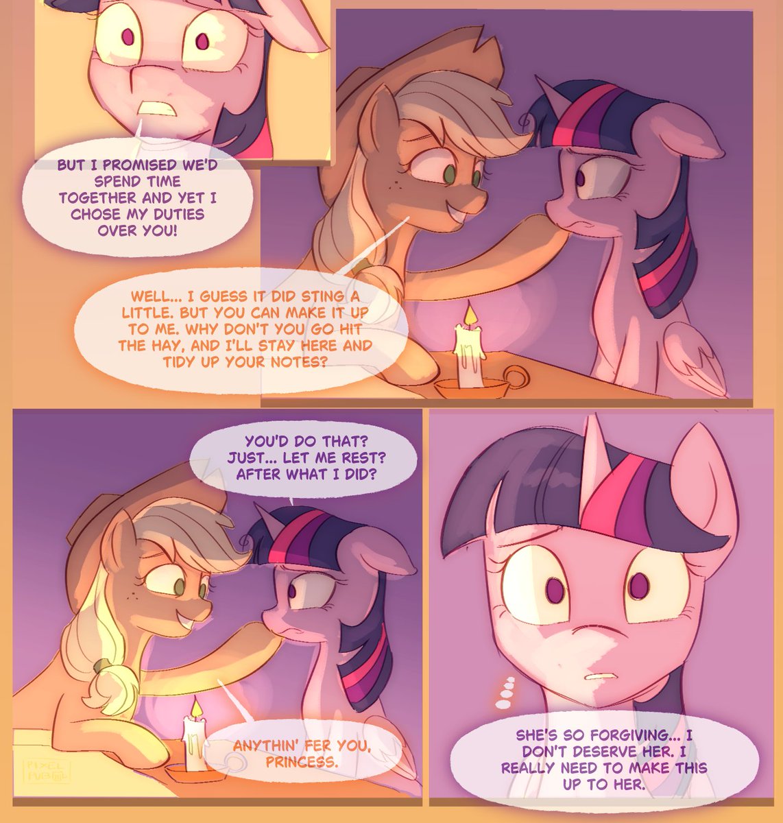PixelPubPH's tweet photo. (Friendship is Mandatory AU) Chapter 2: Identity Theft is not a Joke, Jim - Parts 1 and 2
(1/2)
.
.
.
 #twijack #mlp #twilightsparkle #applejack https://t.co/L6rzf5qGZq