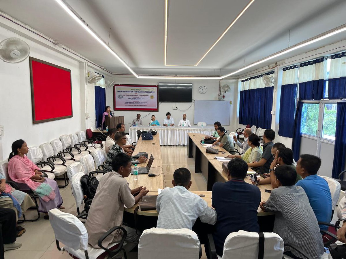 EastKvk's tweet photo. Participated Input Distribution cum Training Programme on Integrated Farming System Model organised by DEE, CAU, Imphal, Manipur at DEE, CAU NEC Model Farm, Imphal sponsored by North Eastern Council (NEC), Shillong, Meghalaya on 3rd August, 2026 
#ICAR 
#ATARI_ZONEVII
#CAUIMPHAL https://t.co/N42B9QkIyO