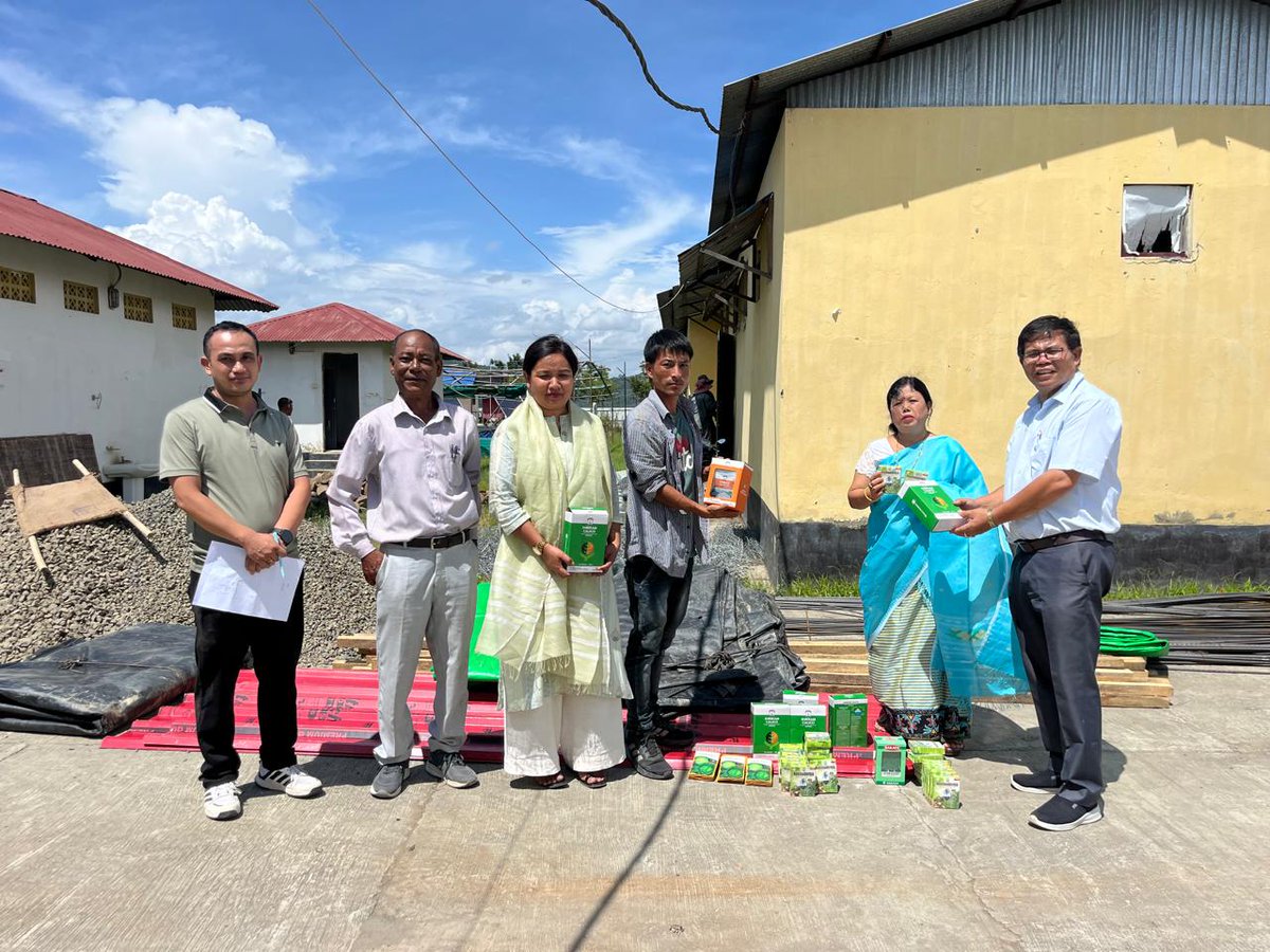 EastKvk's tweet photo. Participated Input Distribution cum Training Programme on Integrated Farming System Model organised by DEE, CAU, Imphal, Manipur at DEE, CAU NEC Model Farm, Imphal sponsored by North Eastern Council (NEC), Shillong, Meghalaya on 3rd August, 2026 
#ICAR 
#ATARI_ZONEVII
#CAUIMPHAL https://t.co/N42B9QkIyO