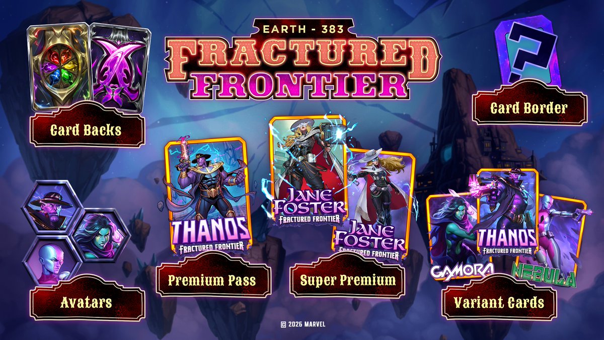Comixfan's tweet photo. 🤠I'm giving away 2 @MARVELSNAP Fractured Frontier Premium Season Passes!🤠

For a chance to win:
🚶‍♂️Follow me here on X
🚶‍♀️Follow me @ https://t.co/kDEs8gLpmt
🚶‍♂️Subscribe @ https://t.co/xZ3fC33X8U
♥Like this post
♻Retweet this post
📢Reply with the card you want this season! https://t.co/SWPmoyPYc8