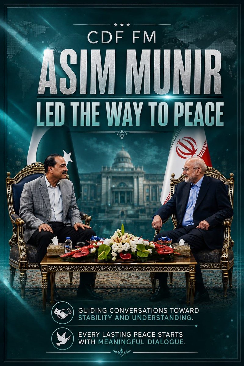 wymbella_'s tweet photo. Pakistan once again proved that responsible diplomacy can shape global outcomes. Facilitating dialogue instead of conflict reflects the nation's commitment to peace and stability.
#PakistanForPeace #VisionarySipahSalar #LeadsWithHonorCDF #GlobalPeacemakerCDF #GlobalHeroCDF https://t.co/UEEcA6jk2l