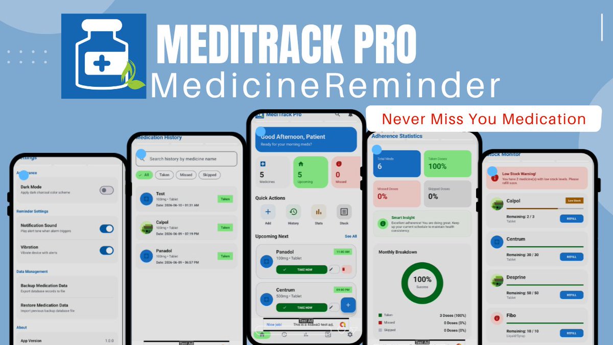 CodeWithZeeshan's tweet photo. 📱💊 Android App Testers Needed!

I’ve developed a Medicine Reminder App as a startup project and need 12 testers for Google Play Closed Testing.

👨‍💻 Dr. Zeeshan Bhatti

Interested? DM your Google Play email to join! 🙏

#Android #AppTesting #GooglePlay #Startup https://t.co/gpBxKioRvR