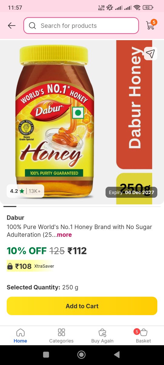 bikulae's tweet photo. @fssaiindia @wbdhfw @JioMart @Flipkartminutes @blinkit @SwiggyInstamart @Spencers @fssai https://t.co/HoE4uQiWWs