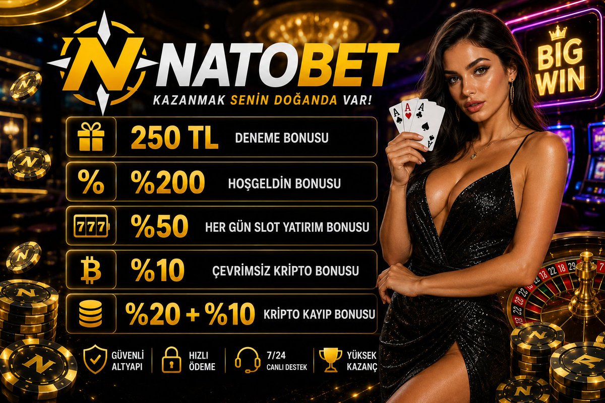 googlebonusu's tweet photo. Günün kazananı olmak için Natobet adresi yayında! 🌟🔥

Gamdom, Casibom ve Jojobet müdavimleri Natobet’te! Anında 250 TL Deneme Bonusu kazanmak için katıl:

🔗 https://t.co/vu8NMMxNjD

#natobet #casibom #jojobet #gamdom #denemebonusu https://t.co/lejLhJAwiw