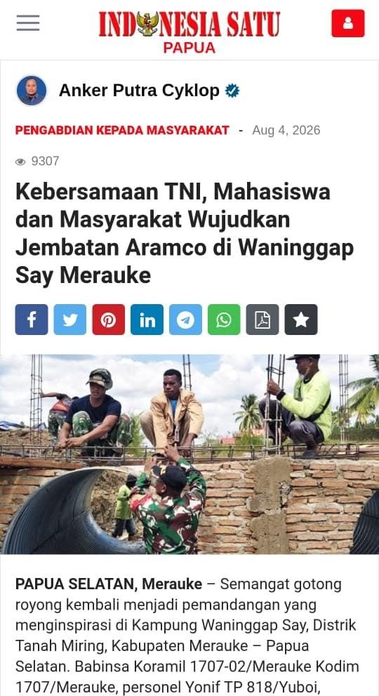FarelFanan's tweet photo. Ketika subuh menjelang, para prajurit TNI sudah turun ke sawah mendampingi petani mengawali aktivitas, membajak sawah &amp; menanam benih harapan
Berbakti DiSeluruh Pelosok https://t.co/ROc5pCcvur
