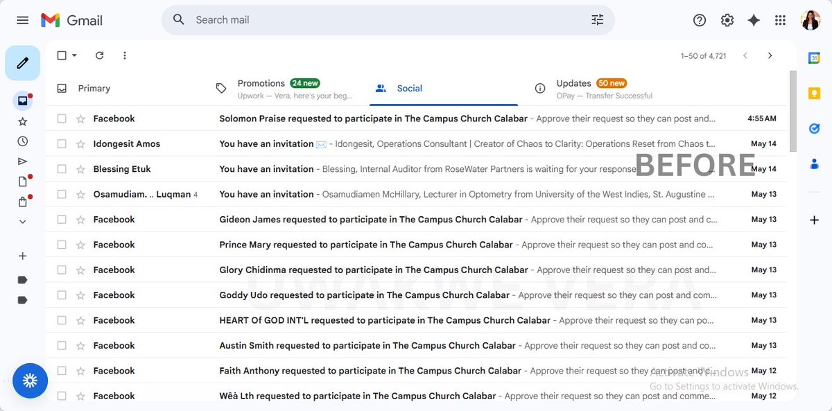 UniqueKemi001's tweet photo. Day 2||
For today’s practice, I managed a fictional client’s inbox by:
-Organizing emails into folders and labels.
-Prioritizing urgent messages.
-Drafting professional email responses.
nses.
-Identifying and removing unnecessary emails to keep the inbox clutter-free. https://t.co/0iz9aj4DNQ