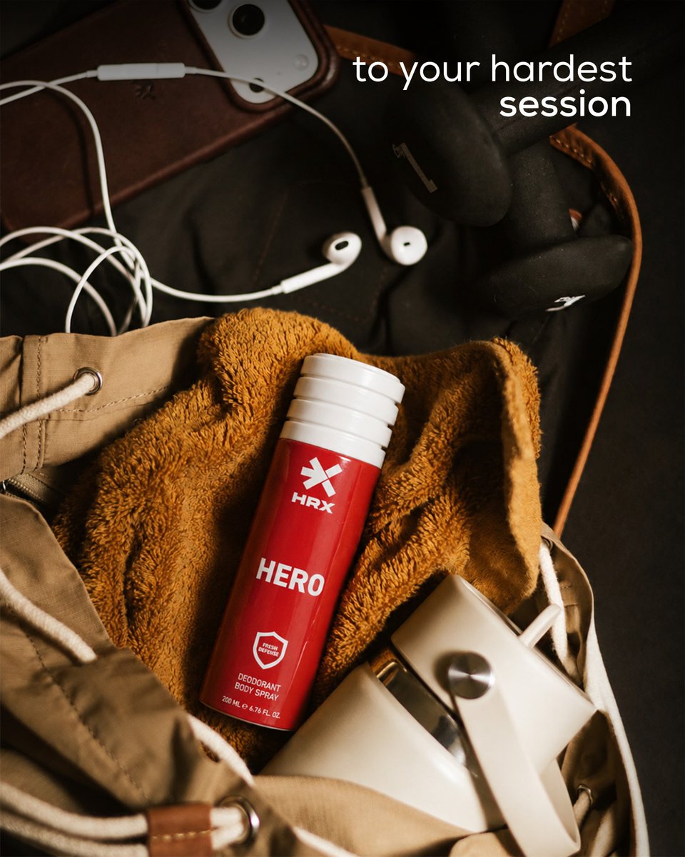 hrxbrand's tweet photo. Morning meetings. Gym sessions. Late-night plans.
One routine. One mindset. HRX Hero.

[HRX, HRX Fragrances, HRX Hero, Active Lifestyle, Confidence, Fitness, Keep Going] https://t.co/zc90fbiE0v