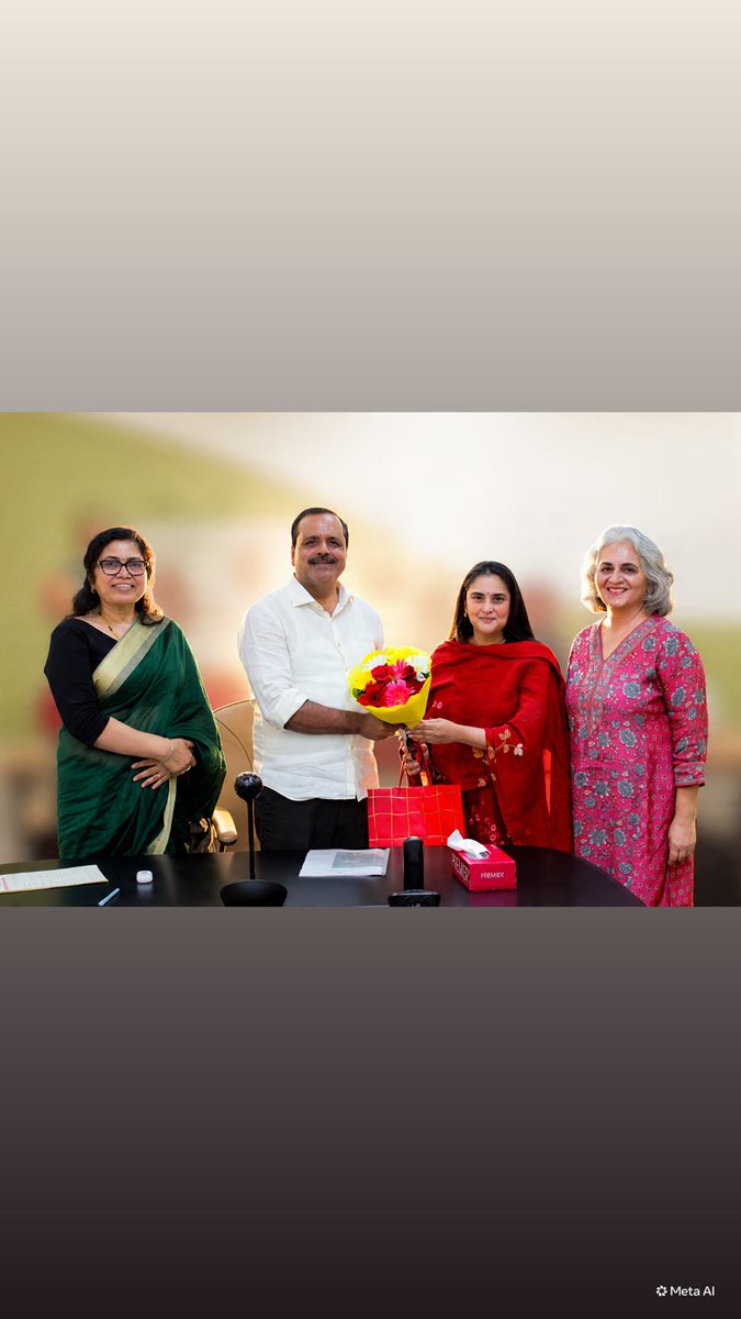 divyaspandana's tweet photo. Karnataka is set to become the first state in India to bring menopause into its public health system.

Indian women reach menopause at around 46- nearly five years earlier than the global average of 51. Most go through it without ever being told what is happening to them.

Dr Jyotsna Mirlay and I met the Hon’ble Health Minister, Shri U.T. Khader @utkhader 

What struck me most was his openness. Menopause is not an easy subject to raise in a government meeting, and it is rare to find someone who listens without discomfort and grasps immediately why it matters. He did not need convincing that the gap exists.

An expert committee has been constituted, to be chaired by Dr Mirlay, bringing in the Indian Menopause Society along with nutrition and psychiatry.

What is proposed:
– Public awareness on perimenopause and menopause
– Menopause screening built into Gruha Arogya, which already reaches every woman over 30
– Breast and bone health screening at taluk/district level
– Nutrition and lifestyle guidance as first-line care
– Training for ASHAs, ANMs and Medical Officers
– A dedicated midlife women’s health clinic, held monthly/weekly

The Minister has also indicated he will take this to the Central Government, so that other states can follow.

I came to this trying to understand my own body better. I met Dr Mirlay, and we found we agreed on the thing that matters most-women deserve to know what is happening to them- and that has to reach rural Karnataka, not only the cities.

Grateful to the Minister for hearing it, and for moving.
