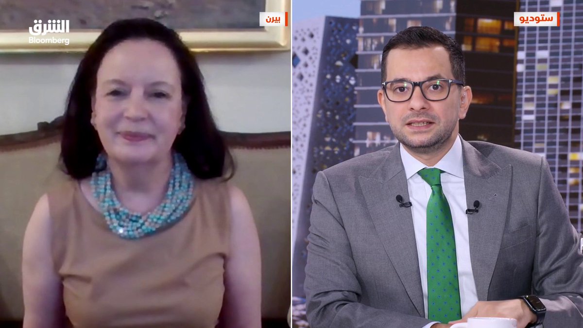 أزمة الثقة في مضيق هرمز قد تُبقي أسعار النفط في اتجاه صعودي رغم انحسار التوترات، وتصريحات كبار المسؤولين في شركة أرامكو السعودية تهدئ الأسواق "مؤقتاً"، بحسب الرئيسة التنفيذية لشركة Meyer Resources London، كورنيليا ماير في مقابلة مع "الشرق بلومبرغ". تابعوا الشرق بلومبرغ للمزيد 