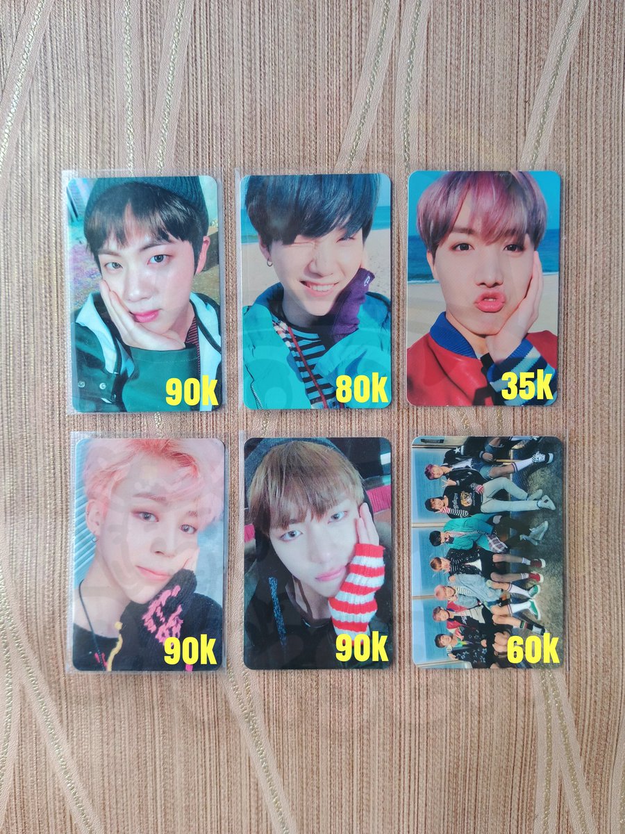 jaysself's tweet photo. want to sell

ynwa

☆ price? on pict
☆ split payment only❗
☆ ship ww
☆ shipping thru shopee
☆ dom kaltim
☆ all good condi

tag. bts photocard bangtan jin seokjin suga yoongi jhope jimin v taehyung tae grup group 방탄 양도 특전 lfb ph ina my sg th vn ww https://t.co/lWvzMr6CxB