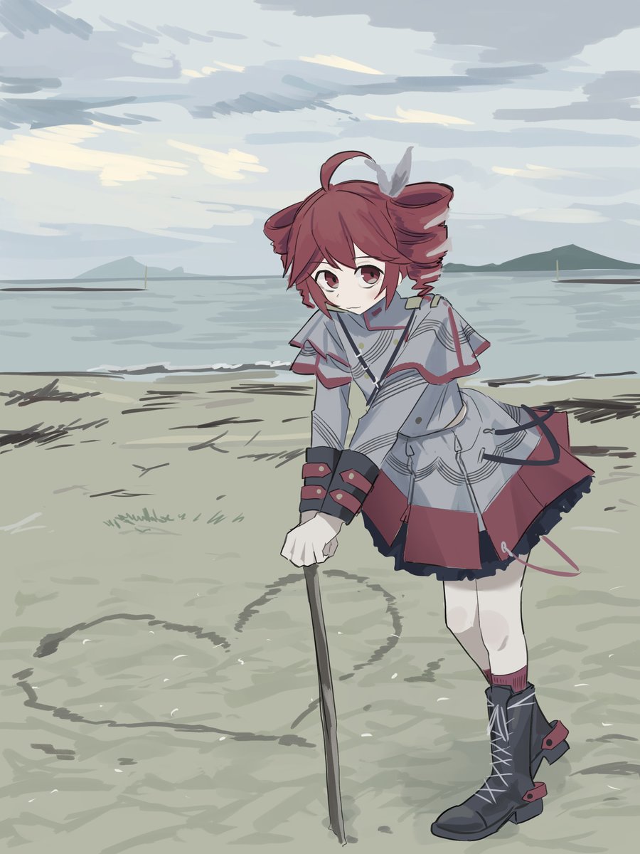 _Oyu_000's tweet photo. 砂浜
#重音テト https://t.co/JfFLrPbJql