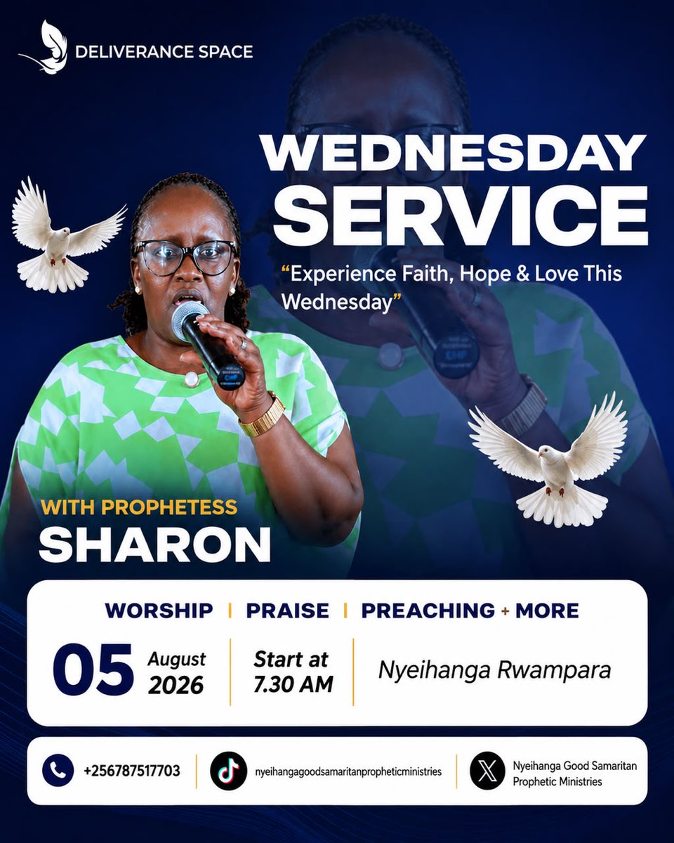 Luke10_33's tweet photo. Join us every Wednesday . . .
Worship | Praise | Be Delivered. 

We are located in Nyeihanga Town, along Mbarara - Ntungamo Road.

Come and we report the devil to the Lord. https://t.co/X7buxqYvsm