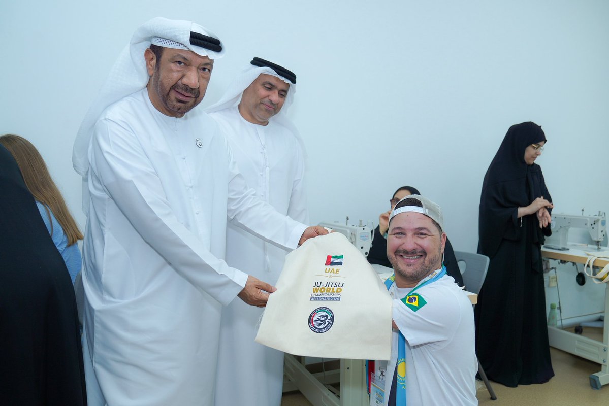 zhoCare's tweet photo. .
سعدنا باستقبال وفد بطولة العالم للجوجيتسو 2026 في مركز الابتكار التابع لهيئة زايد لأصحاب الهمم، حيث عاش الوفد تجارب تفاعلية داخل ورش الإنتاج، واكتشف عن قرب ما يجسده أصحاب الهمم من قدرات ومهارات وإبداعات ملهمة
We were delighted to welcome the Jiu-Jitsu World Championship 2026 delegation to the Innovation Center of Zayed Authority for People of Determination, where the delegation took part in interactive experiences across the production workshops and witnessed firsthand the remarkable abilities, skills, and creativity of People of Determination.

#اصحاب_الهمم #ابوظبي

#jjwc26 #uaejjf