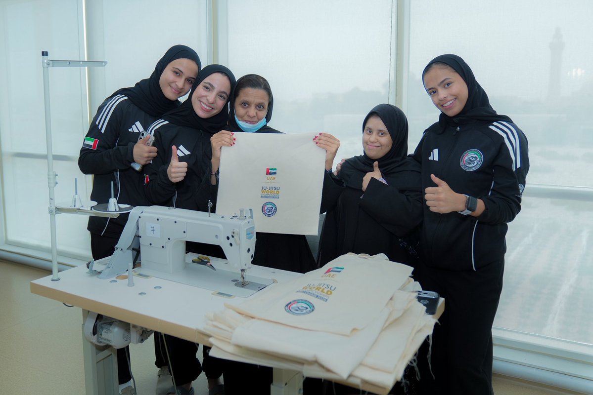 zhoCare's tweet photo. .
سعدنا باستقبال وفد بطولة العالم للجوجيتسو 2026 في مركز الابتكار التابع لهيئة زايد لأصحاب الهمم، حيث عاش الوفد تجارب تفاعلية داخل ورش الإنتاج، واكتشف عن قرب ما يجسده أصحاب الهمم من قدرات ومهارات وإبداعات ملهمة
We were delighted to welcome the Jiu-Jitsu World Championship 2026 delegation to the Innovation Center of Zayed Authority for People of Determination, where the delegation took part in interactive experiences across the production workshops and witnessed firsthand the remarkable abilities, skills, and creativity of People of Determination.

#اصحاب_الهمم #ابوظبي

#jjwc26 #uaejjf