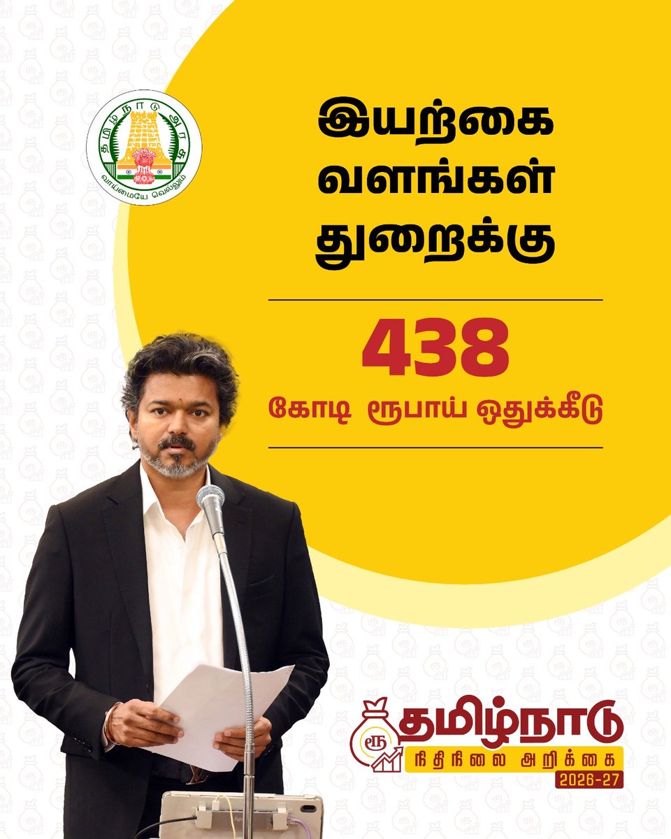 VTLTeam's tweet photo. தமிழ்நாடு நிதி நிலை அறிக்கை 2026-2027  ⁠#TNVettriBudget2026_27 https://t.co/sut4gGypLr