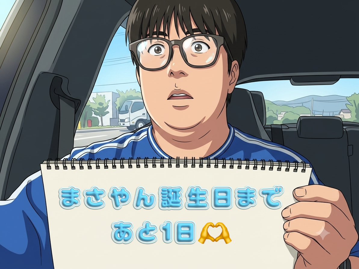 まさやん 41歳、最後の日となりました😌