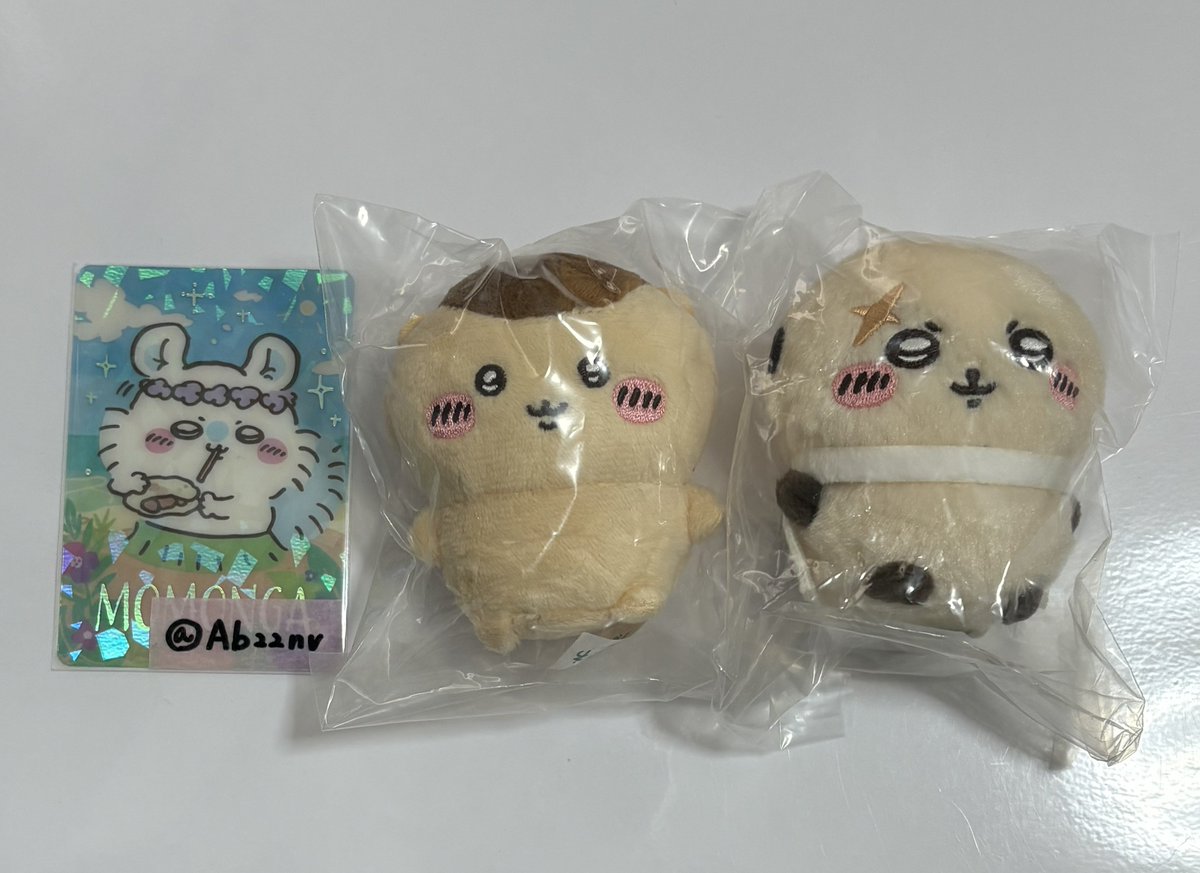 Ab22nv's tweet photo. 【交換】ちいかわ おすわりぬいぐるみ ガチャガチャ

譲)くりまんじゅう ラッコ
求)うさぎ ＞ちいかわ ハチワレ モモンガ

横浜付近/都内手渡し可能
難しいとは思いますが、検索からでもお気軽にお声掛けください🙇‍♀️ https://t.co/61cbieY2A6