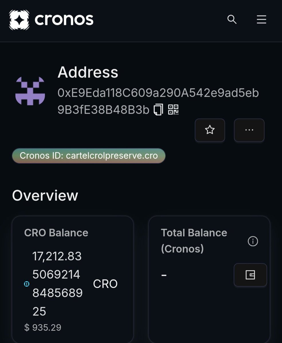 CronosCartel's tweet photo. *UPDATE ABOUT OUR $CRO / $CARTEL LP RESERVE WALLET:

CRO BALANCE: 17212
USD VALUE: $935

✅️ We've bought 500 USDC of CRO at a price of ~ $0.0573

✅️ We still have $29,000 USDC left to DCA into our CRO position. We'll keep you updated everytime we are buying. 🫡

#bitcoin #btc #cronos #cro