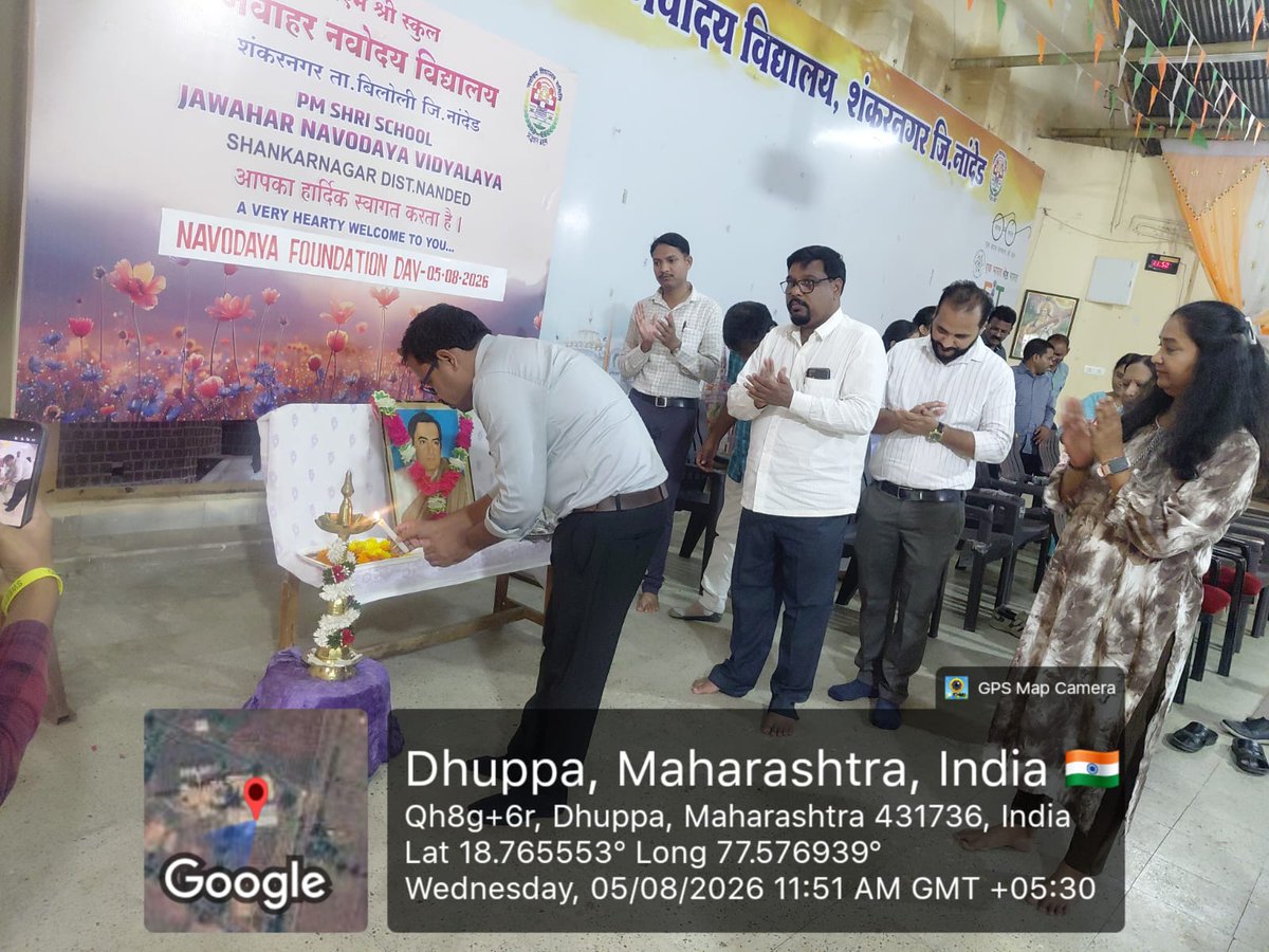 NandedJnv's tweet photo. Celebrating the glorious legacy of Navodaya! 🇮🇳📚
The Navodaya Foundation Day was celebrated on 05.08.2026. The occasion reflected the values of excellence, equality, discipline, and holistic education that define the Navodaya family
@NVS_HQ 
@nvsropne https://t.co/z9eYhiIWPh