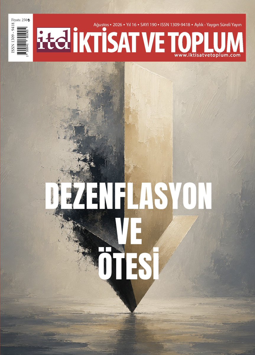 vkbugra's tweet photo. İktisat ve Toplum Dergisi'nin 190. sayısında "1914-1919 Yılları Arasında Osmanlı'da Muhacir Nüfusun Üretim-İşgücüne Katılımı ve Konya Örneği" makalemin birinci bölümü yayınlandı. Bunun haberini de SİYASAM'da ofiste çayımı yudumlarken gördüm, değerli hocalarımızla birlikte yazmış olmak beni ziyadesiyle gururlandırdı keza Şevket Pamuk hoca ile aynı sayfalarda olmak da ayrınca mutlu etti.

İlgisi ve yardımları için İktisat ve Toplum Dergisi GYY Serenay Diraz'a teşekkürlerimi sunuyorum benim gibi lisans öğrencilerine teşvik olacak ilgi ve alakaları için. 

Bir süre övünürsem lütfen kınamayınız. İyi okumalar.