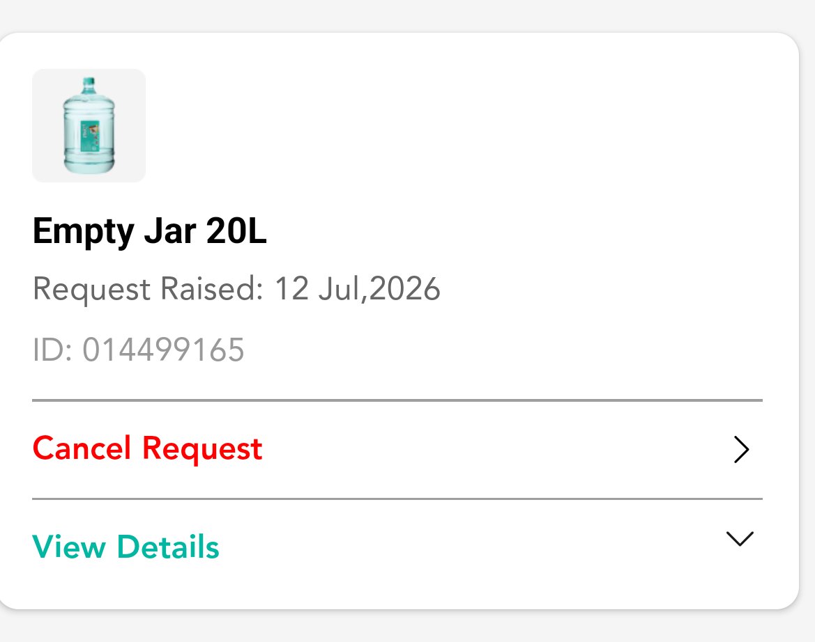 m_devasish512's tweet photo. @BisleriZone I had requested for 2 empty jar pickups on 12.07.2026. Made around 10 calls and email to your customer care. Still, the jars r not picked up &amp; refund is not received! What type of customer harassment is this?
@consumerforum_
@BandBajaateRaho
@jagograhakjago
@consaff https://t.co/Y3YedfL5pL