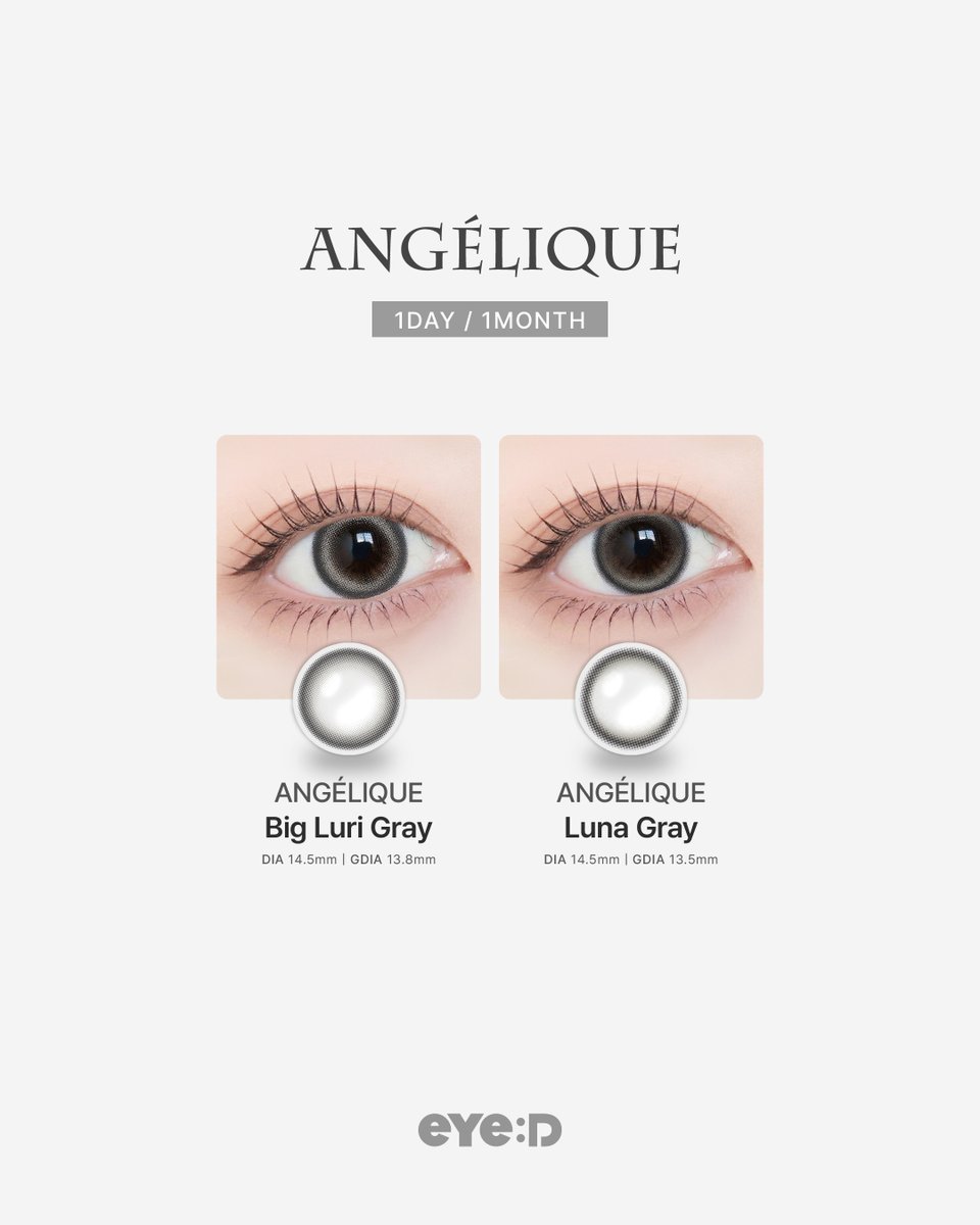 eyed_jp's tweet photo. 🩶GREY LENS COLLECTION

eye:Dおすすめの
グレーカラコンをまとめてチェック👀

no:D / ANGÉLIQUE / CLASSI LENS / COLOR PICK

🛒 Qoo10ショップはこちら👇
🔗https://t.co/iBb0XeC1tD

#eyeD #水光カラコン #軸固定カラコン #カラコン #noD https://t.co/4mkXMJMamp
