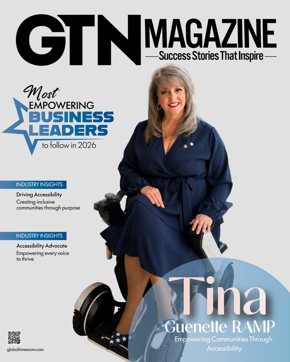 Globaltimenow's tweet photo. 🌟 Tina Guenette - Most Empowering Business Leaders to Follow in 2026 | Global Times Now

🔗 Read the full feature: https://t.co/aAjvmKwR9d

#GlobalTimesNow #BusinessLeaders #Leadership #Accessibility #Inclusion #DEIA #CommunityLeadership #LeadersToFollow2026 https://t.co/NIC7F7RWMW