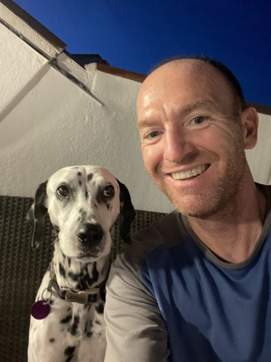DycheNichols's tweet photo. 9 years ago today we adopted our amazing Dalmatian Dora from k9friends in Dubai. She’s 16 1/2 years old and still bring us so much joy everyday. https://t.co/dDJm9I4YP6