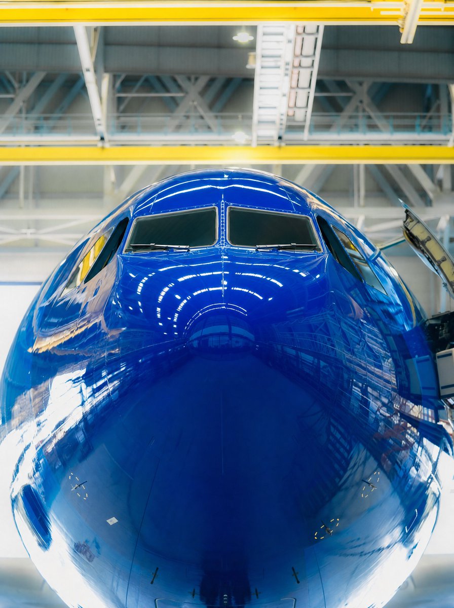 mipaltan's tweet photo. Two blues. One story. Stay tuned for the livery reveal! @MAS ✈️💙 

#MHxMI https://t.co/ES9WjlTaPH