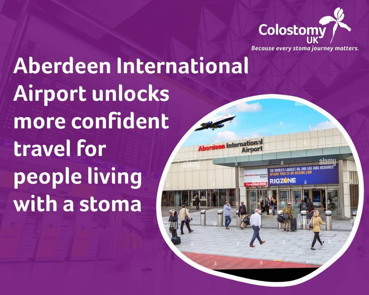 ColostomyUK's tweet photo. We have been working with @ABZ_Airport to make all its accessible toilets and baby change rooms stoma friendly. Features including a shelf, bin, full-length mirror and hooks to help people change or empty their stoma bag. Find out more: https://t.co/eM9csx9p8N https://t.co/SNFsiOVt3r