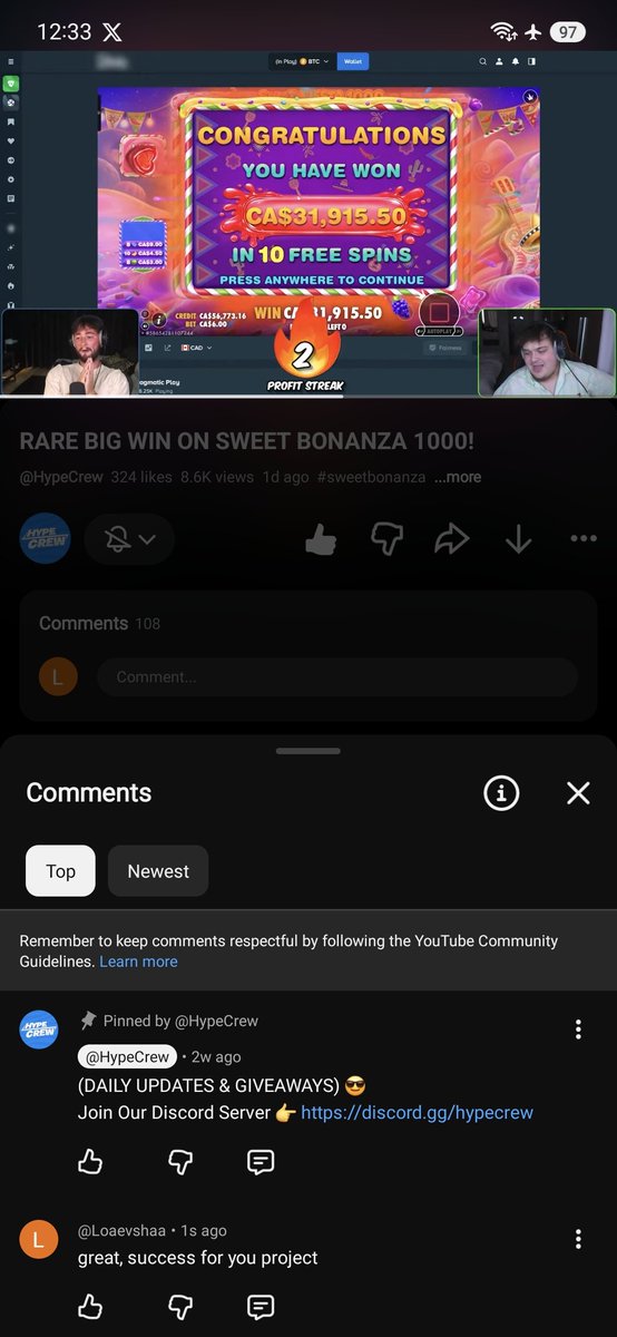 loaevshaa's tweet photo. @HypeBonuses @HypeCrewYT https://t.co/aFzmVm2DFB