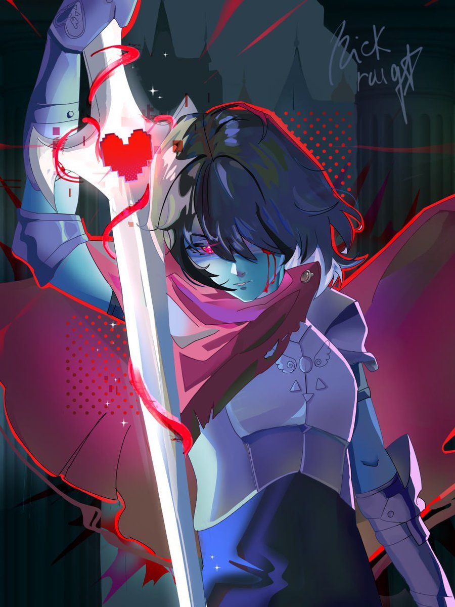 Nickrwq's tweet photo. ♥️
#digitalart #illustration #deltarune #undertale #art #kris https://t.co/tcaCWNhWat