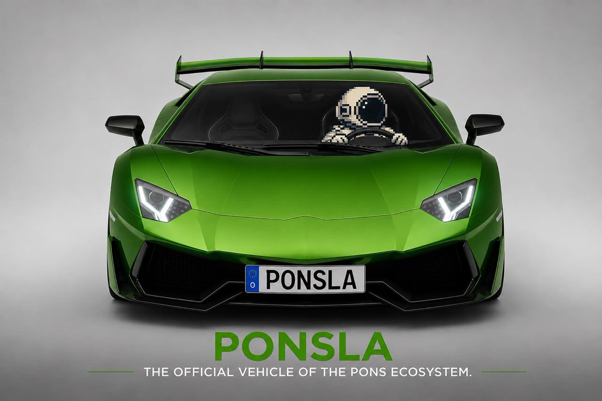 PonslaRH's tweet photo. @coinesper $PONSLA is ready to drive you around @PonsEcosystem 
LFG bro !!! https://t.co/iobQ16B276