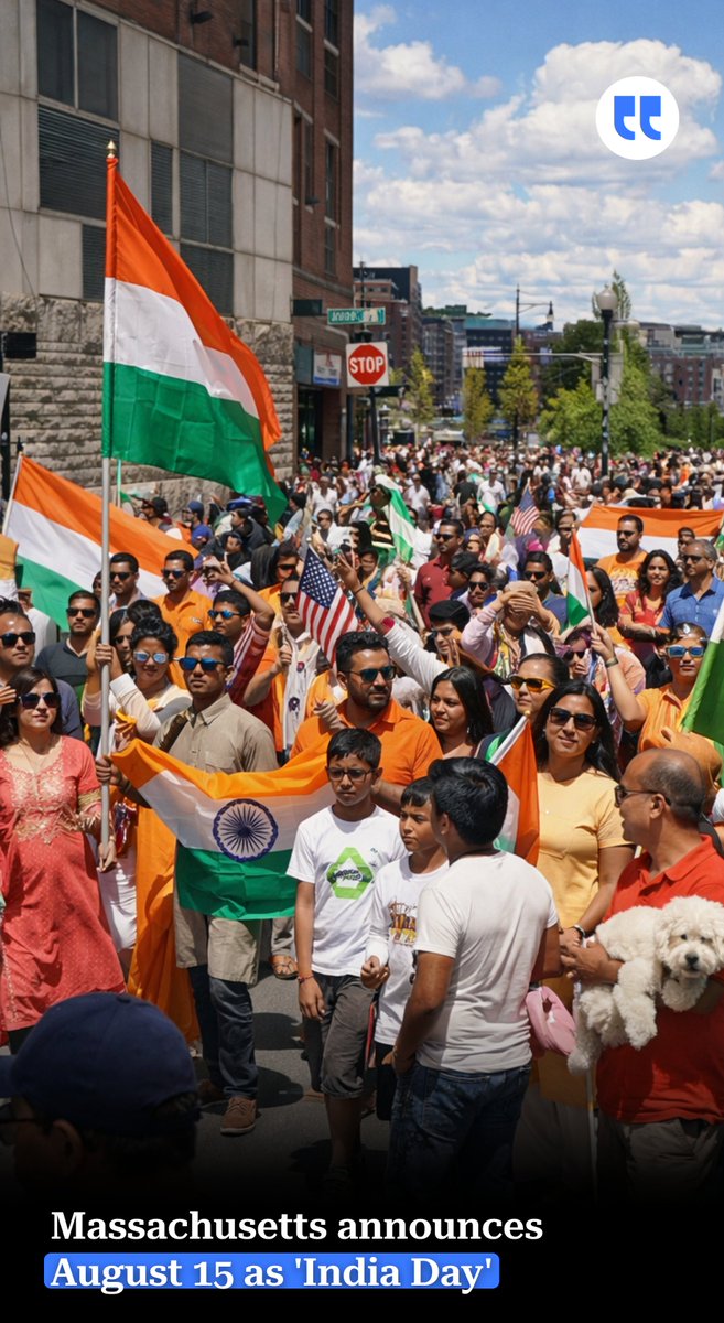 dailymattr_news's tweet photo. Massachusetts Governor Maura Healey and Boston Mayor Michelle Wu declared August 15 as India Day, celebrating the Indian diaspora and welcoming the new Indian Consulate in Boston.
#IndiaDay #Massachusetts #Boston #IndiaUS https://t.co/6wcHjd1qg2