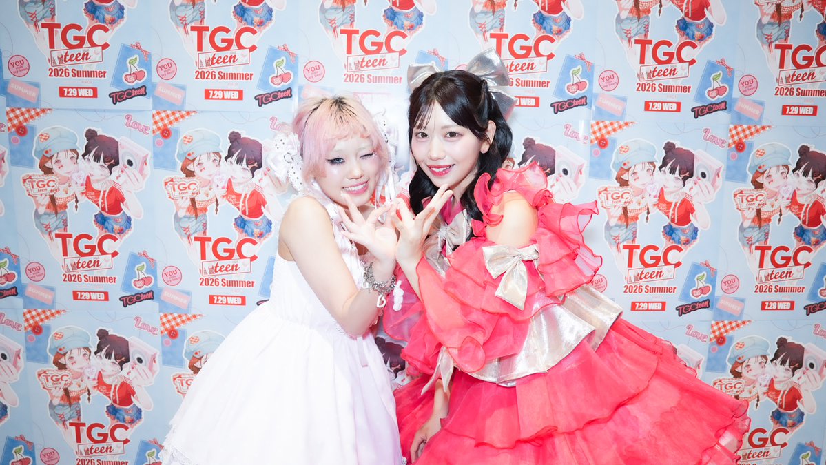 TGC teen 2026 Summer supported by PROFにて #ののち さんとお写真を