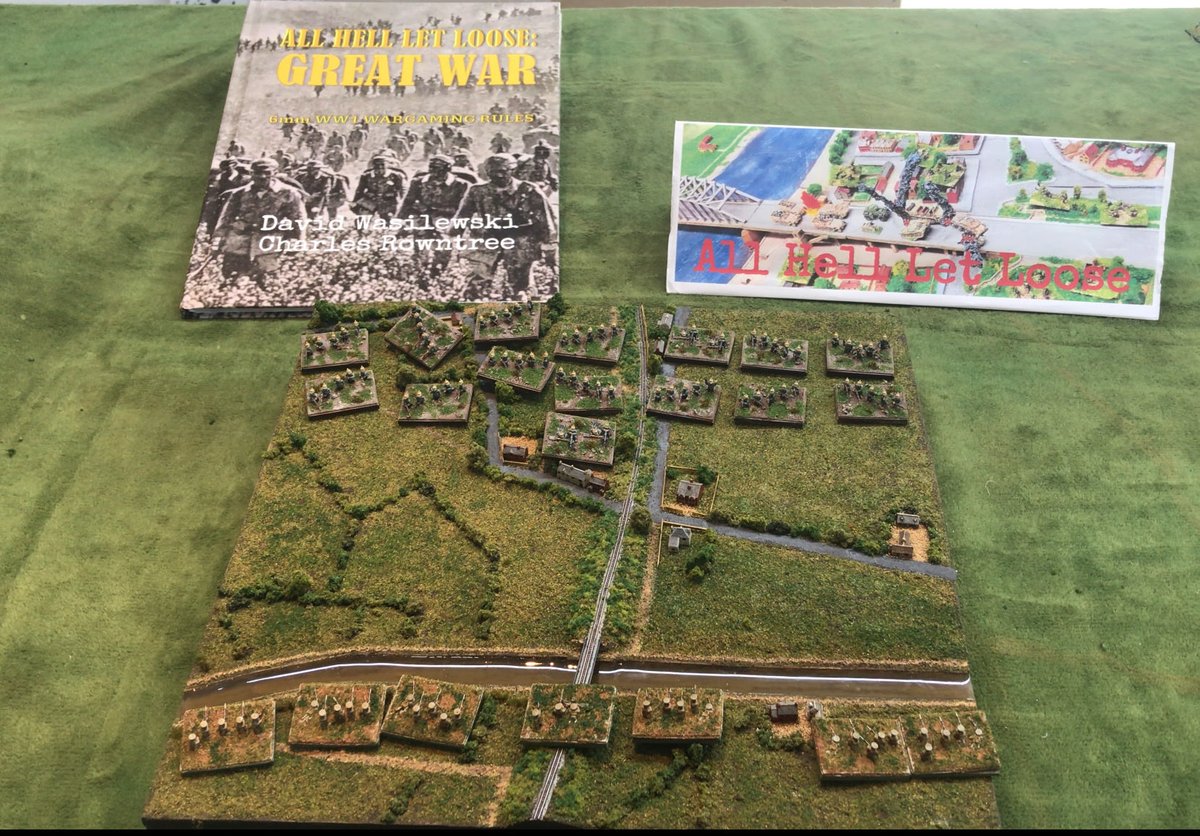 LooseAll's tweet photo. Could you hold Nimy Bridge for 6 turns?

All Hell Let Loose: Great War is now available!

📖 Learn more: https://t.co/FmR3qTgzwF
🛒 Buy now: https://t.co/X0So5XZhfG

#Wargaming #HistoricalWargaming #WW1 #GreatWar #6mm #6mmWargaming https://t.co/Jrj5W8rzuh