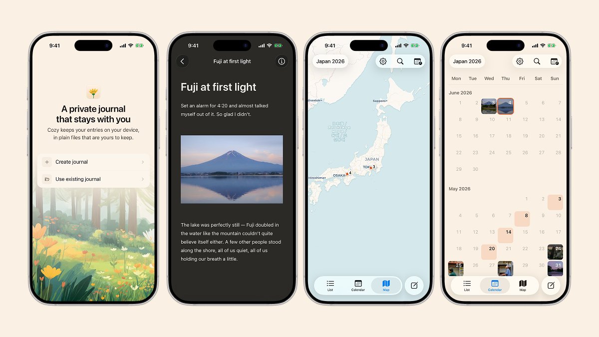 cozyjournalapp's tweet photo. Cozy beta for iOS is finally ready 📱

After all this work, I can now focus on adding the features I've been postponing. Excited to keep building. https://t.co/Y8koPGMJ79