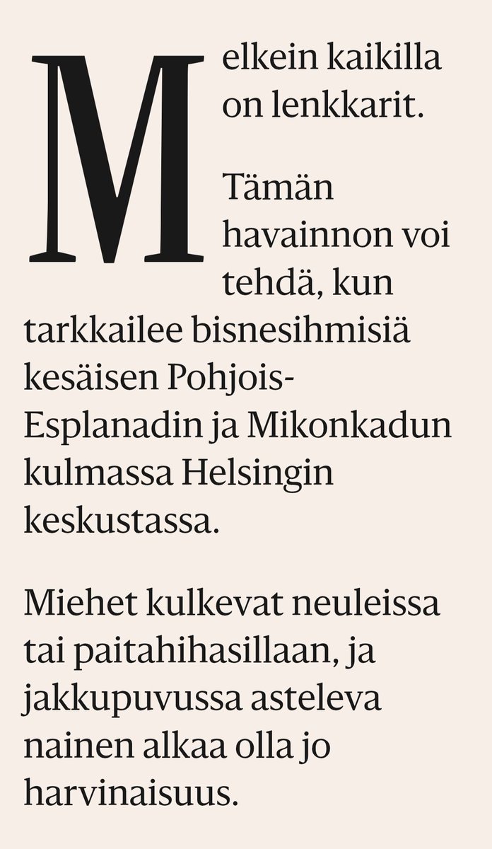 Petri2020's tweet photo. Näin Hesari perusteli v 2025 STT:n uutisista luopumista:
 "Haluamme tarjota lukijoille omaehtoista, muusta mediamaisemasta erottuvaa journalismia."

Keskiviikon HS-etusivun perusteella sanoisin, että muutos uutislehdestä featuremediaksi on onnistunut hyvin. https://t.co/dRs54RDpCu