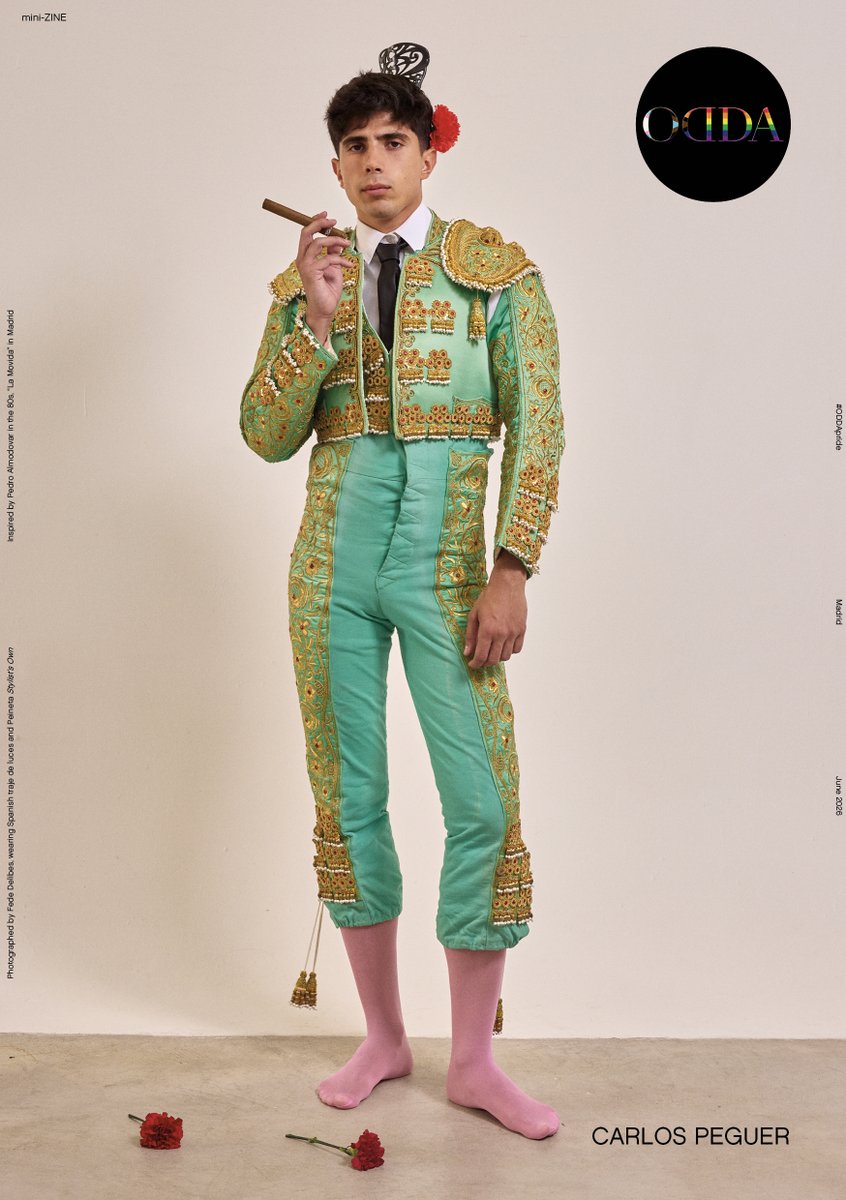 ODDAmagazine's tweet photo. The #ODDApride ZINE series continues with the release of broadcaster and cultural voice in Spain #CarlosPeguer.

He has become one of the defining voices of Spain’s younger generation. Through his podcast La Pija y La Quinqui. 

More
https://t.co/BkXmXkFZtY 
#ODDAmagazine https://t.co/T0Qjr2yOhI