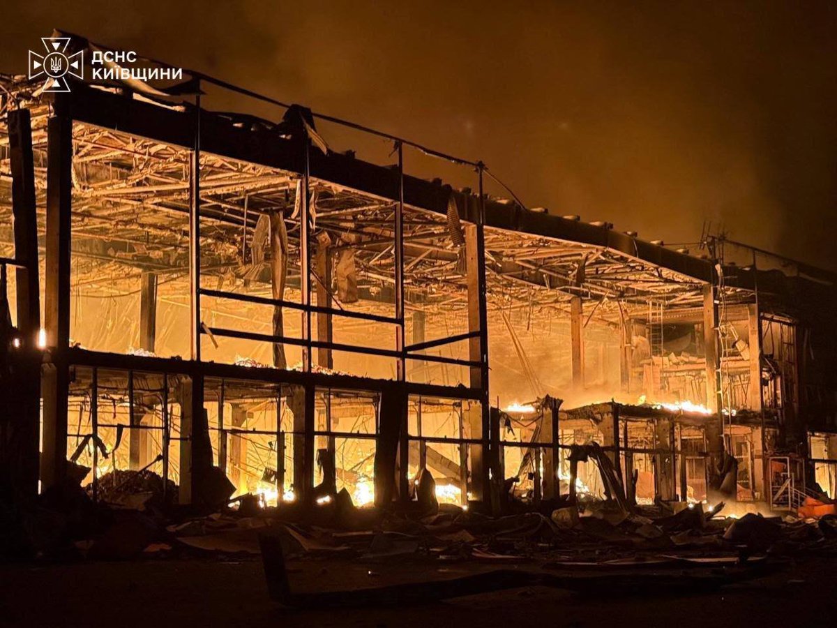 KoretskyiUA's tweet photo. Russia has launched another massive overnight attack on Kyiv's civilian population, firing 28 missiles and 115 drones.

As of now, 17 people have been confirmed killed and 44 others injured. My deepest condolences to the families and loved ones of the victims.

Residential buildings, shops, warehouses, and other civilian infrastructure were targeted. More than 410 State Emergency Service personnel and over 100 pieces of specialized equipment are working at the affected sites. I thank our emergency responders, medics, police officers, utility workers, and everyone providing assistance, medical care, and helping communities recover.

Russia is expanding its campaign of terror by deliberately targeting businesses that serve millions of people. Ukrainian manufacturers, commercial facilities, and logistics hubs came under attack. These strikes have no military purpose – this is terrorism.

The Government will urgently meet with representatives of the business community and prepare the necessary measures to ensure the uninterrupted operation of logistics companies and retail businesses in response to Russia’s missile terror. The Ministry of Economy has been tasked with this work.